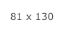 81 x 130